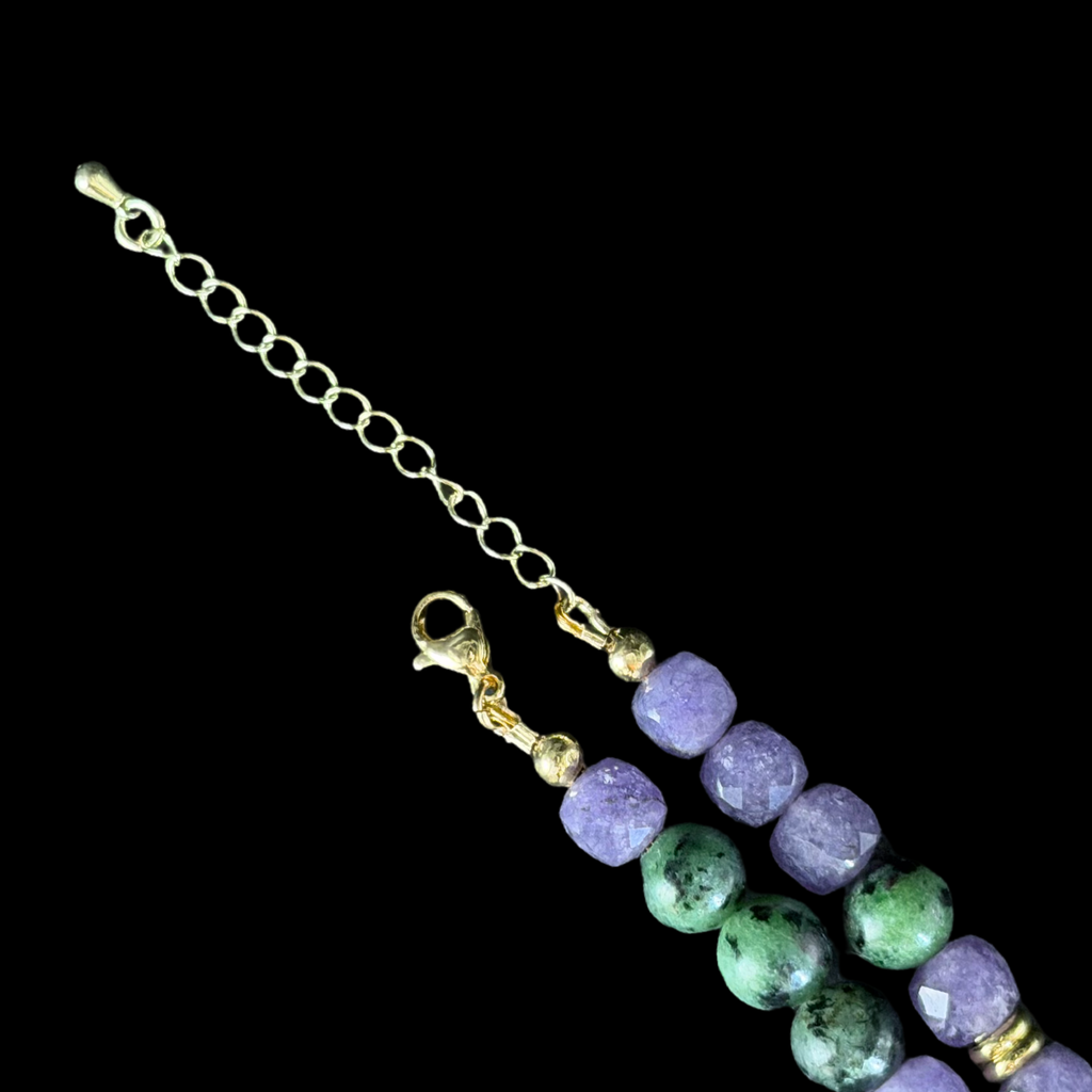 Intuitive Heart necklace — clasp and extension chain detail