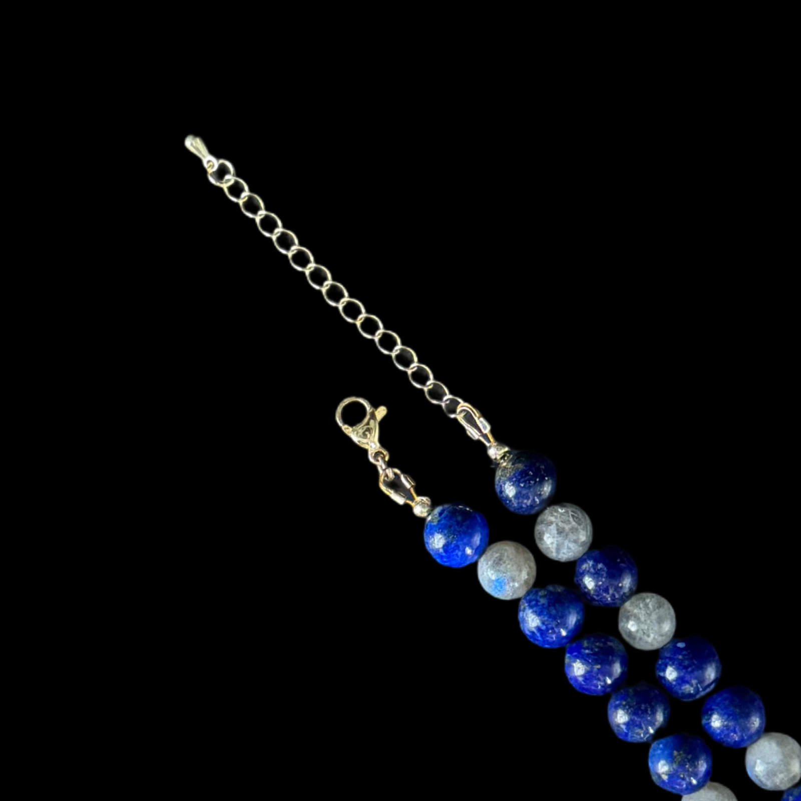Sovereign Heart necklace — clasp and extension chain detail